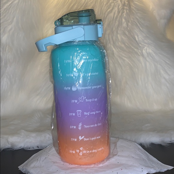 Inspirational/ Motivational Water Bottle 3 in 1 ( 64oz,32oz,8oz) (NWOT) - Picture 8 of 8